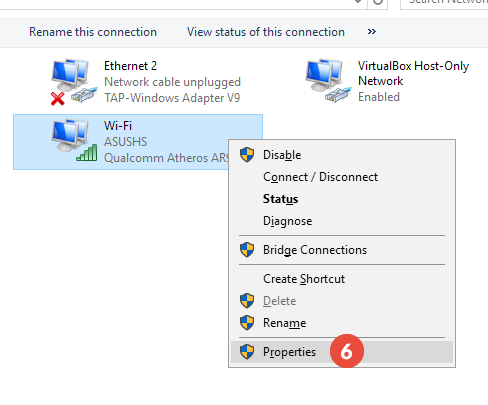 How to set up Smart DNS on Windows 10: Step 4