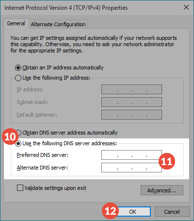 How to set up Smart DNS on Windows 10: Step 6