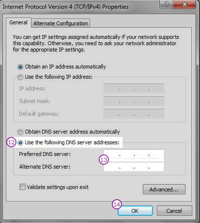Windows 7 and Vista Smart DNS Setup: Step 7