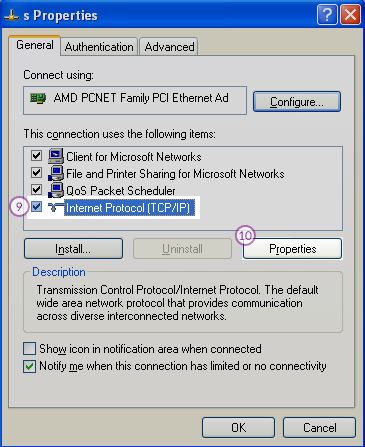 Windows XP Smart DNS Setup: Step 6