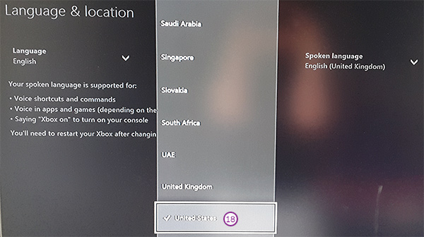 XBOX-ONE Smart DNS Setup: Step 14