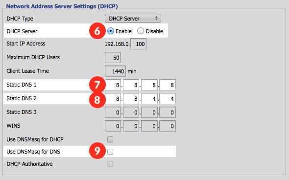 Bypass transparent DNS proxy: Step 3