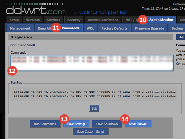 Bypass transparent DNS proxy: Step 4