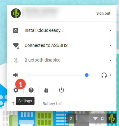 Chromebook Smart DNS Setup: Step 1