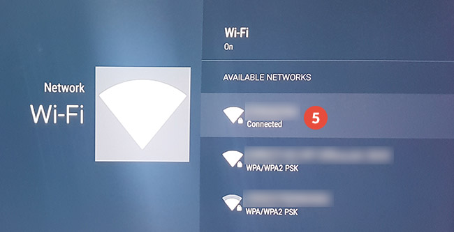 How to set up Smart DNS on Sony Bravia Android TV: Step 5
