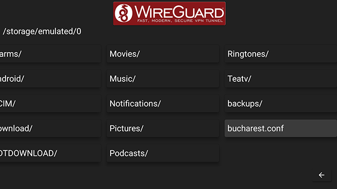 How to set up WireGuard VPN for Android TV: Step 7