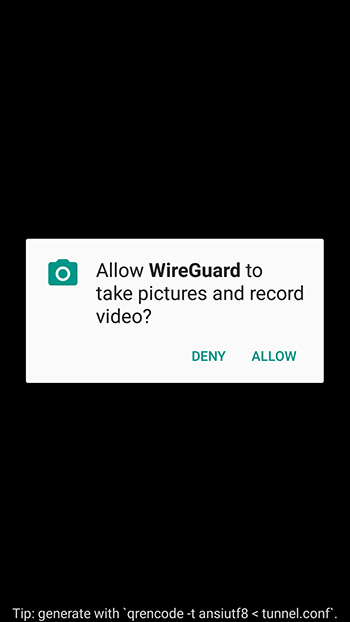 How to set up WireGuard VPN for Android: Step 4