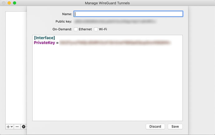 How to set up WireGuard VPN for macOS: Step 3