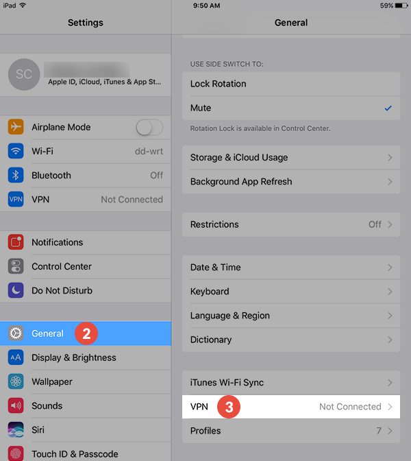 How to set up IKEv2 VPN on iPad: Step 2