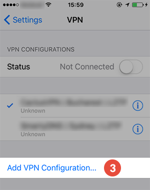 How to set up IKEv2 VPN on iPhone: Step 3