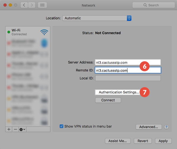 How to set up IKEv2 VPN on macOS: Step 5