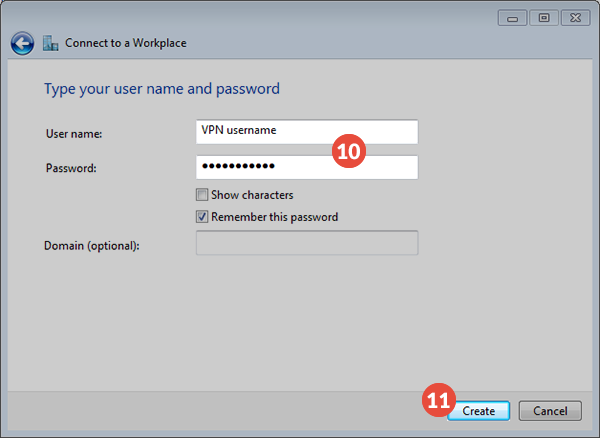 How to set up IKEv2 VPN on Windows 7: Step 6
