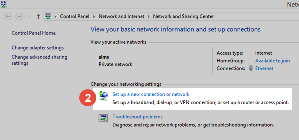 Windows 8 IKEv2 VPN Setup: Step 2