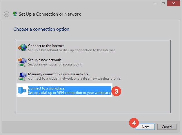 Windows 8 IKEv2 VPN Setup: Step 3
