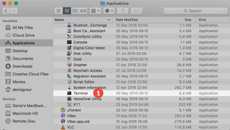 How to bypass VPN for specific websites and IPs on Mac OS: Step 1