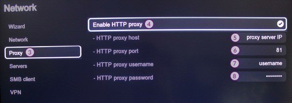 Boxee Box Proxy Setup: Step 3