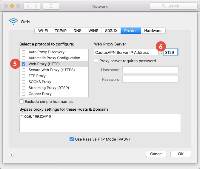 how do i find my computer proxy settings mac