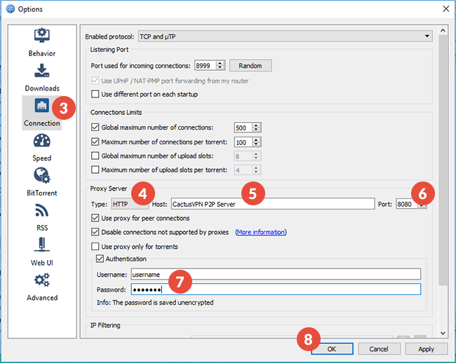 How to Set Up Proxy on qBitTorrent: Step 2