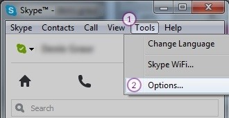 Skype Proxy Setup: Step 1