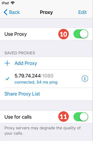 setup ssh proxy on iphone