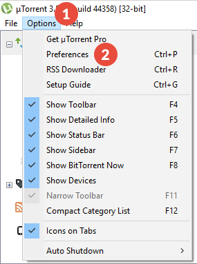How to Set Up Proxy on uTorrent: Step 1