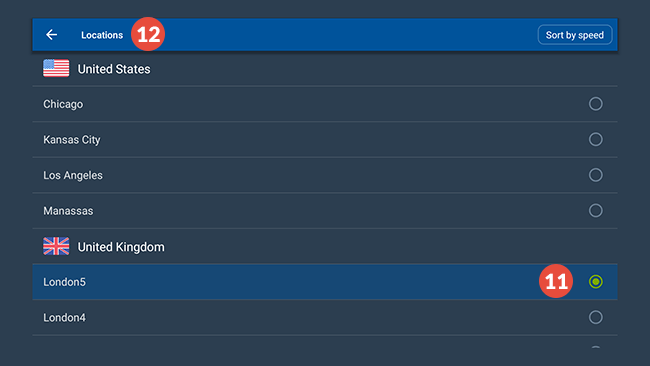 How to set up CactusVPN App for Android TV: Step 6