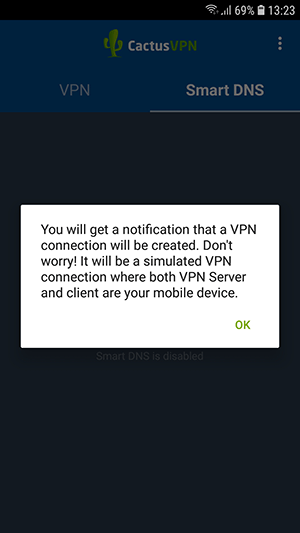 How to set up CactusVPN App for Android: Step 10