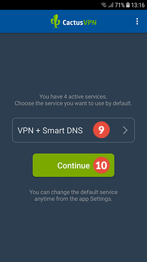 Configure uma VPN no Android 5 e superior