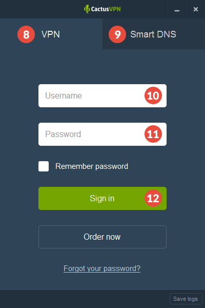 CactusVPN VPN Software for Windows Setup: Step 8