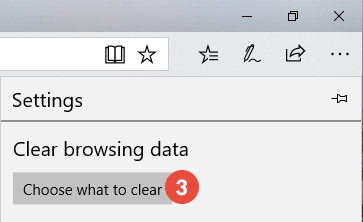 How to Clear Cache and Cookies on Edge: Step 2