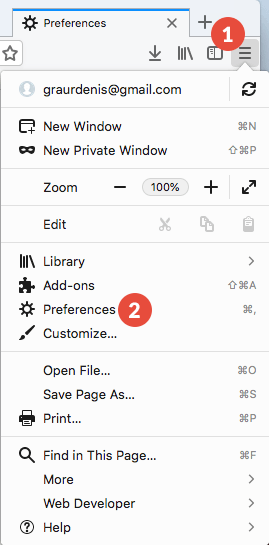 How to Clear Cache and Cookies on Firefox: Step 1