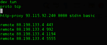 How to Connect to OpenVPN via HTTP Proxy: Step 1