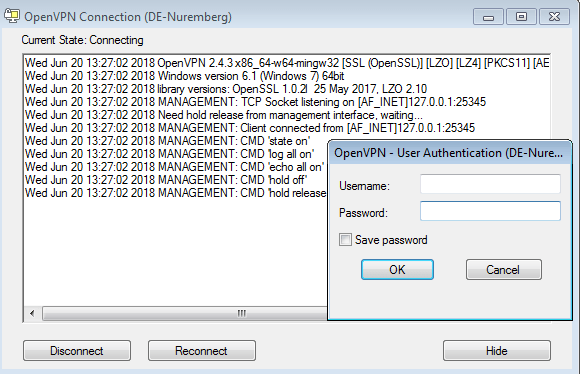 How to Connect to OpenVPN via HTTP Proxy: Step 4