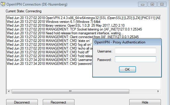 How to Connect to OpenVPN via HTTP Proxy: Step 5