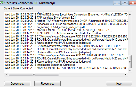 How to Connect to OpenVPN via HTTP Proxy: Step 6