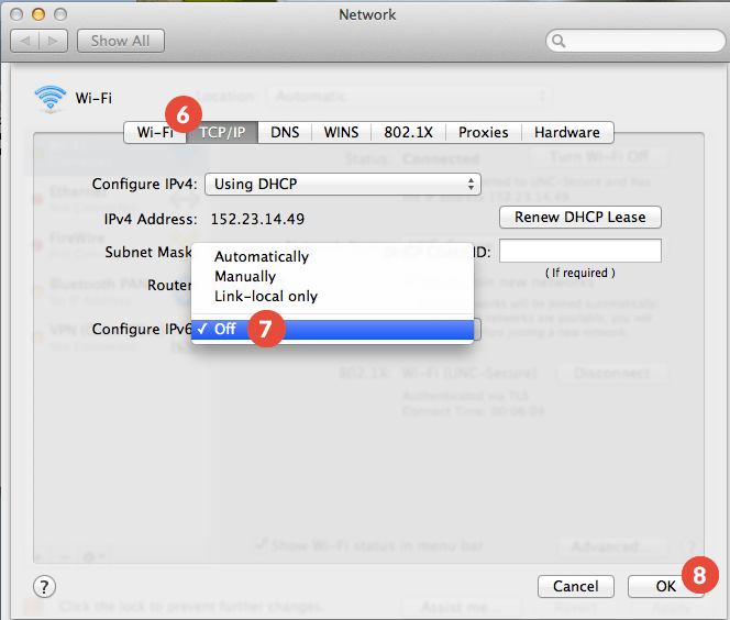 How to Disable IPv6 on macOS: Step 6