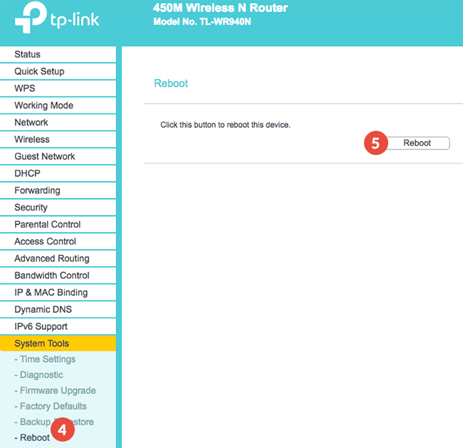 How to Disable IPv6 on TP-Link Routers Interface 2: Step 1