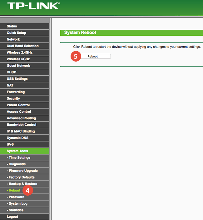 How to Disable IPv6 on TP-Link Routers Interface 3: Step 1