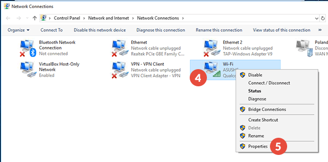 How to Disable IPv6 on Windows 10: Step 3