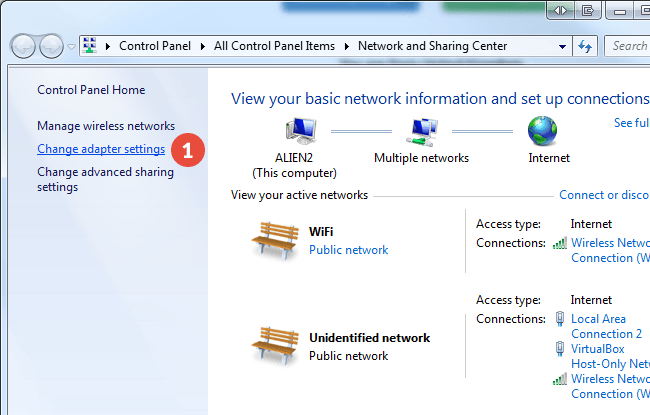 How to Disable IPv6 on Windows 7: Step 1