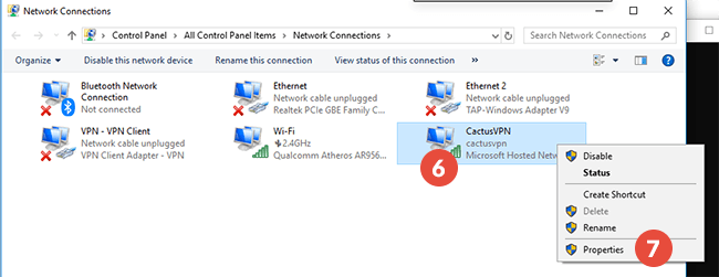 How to Share VPN in Windows 8 using Wi-Fi: Step 6