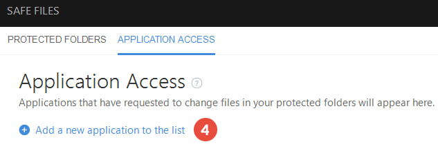 How to add exclusions in Bitdefender Antivirus: Step 3