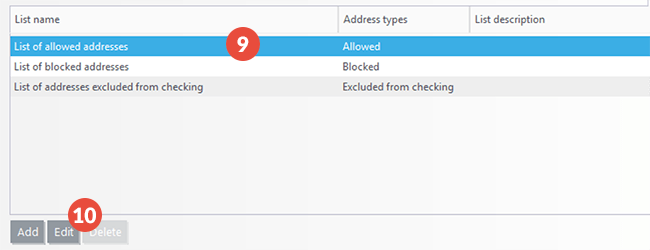 How to exclude files from scanning in ESET NOD32 Antivirus: Step 5