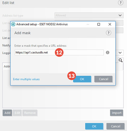 How to exclude files from scanning in ESET NOD32 Antivirus: Step 7