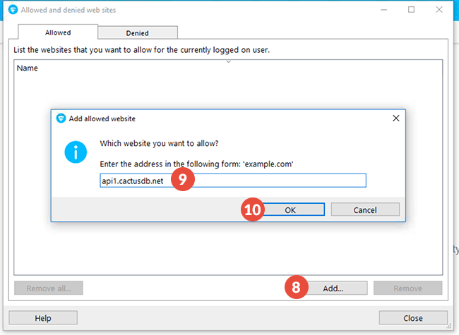 How to exclude files from scanning in F-Secure Antivirus: Step 5