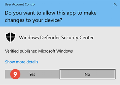 How to exclude files from scanning in Virus & Threat Protection for Windows 10: Step 6