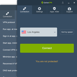 CactusVPN Windows App