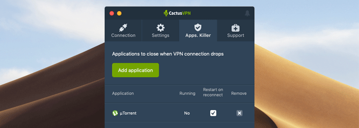 CactusVPN Apps Killer