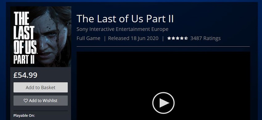 The Last of US British PSN