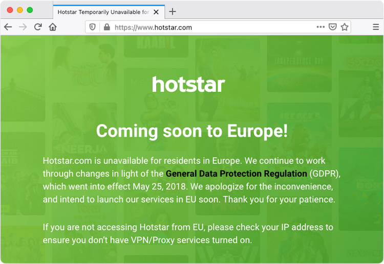 Hotstar comming soon to Europe